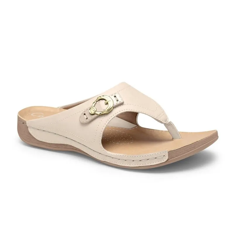 Chinelo Fem Campesí Blaqueada Almeria Nude L9543-0002