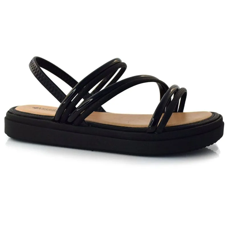 Sandália Flat Feminina Mississipi Preto MI592 33