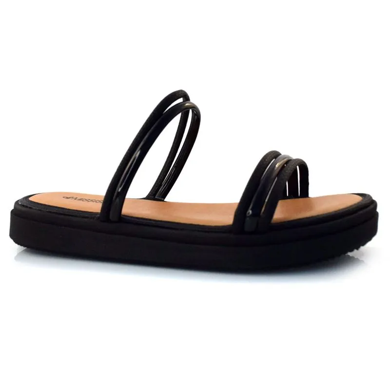 Sandália Flat Feminina Mississipi Preto MI591 39