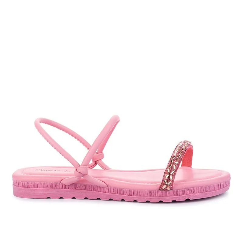 Sandália Pink Cats Infantil Flatform Rosa 27