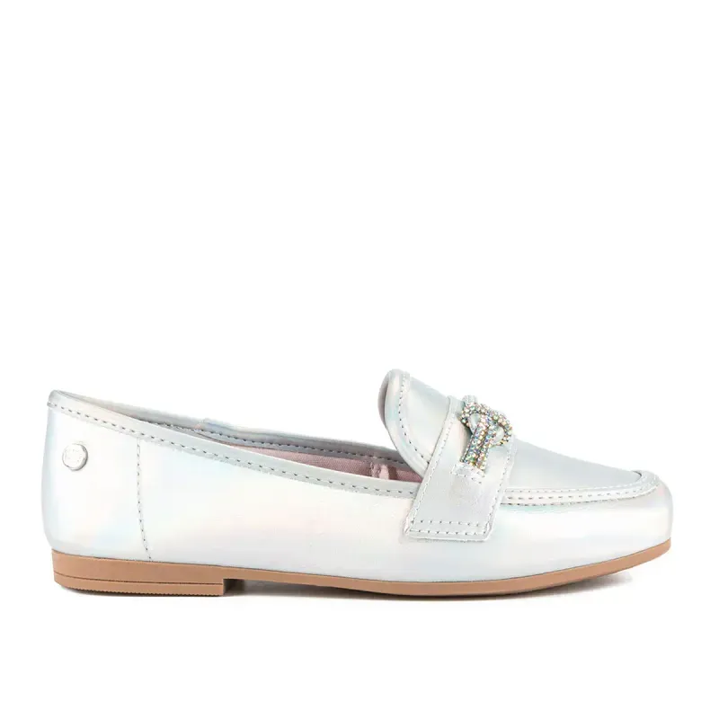 Sapato Pink Cats Infantil Loafer Metalizado 30