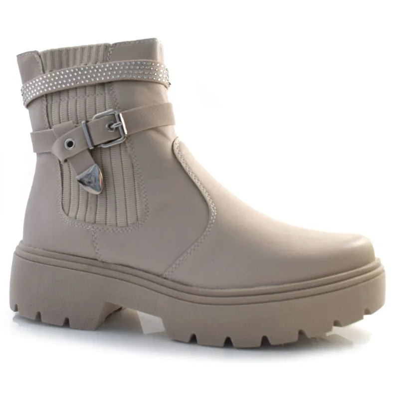 Coturno Feminino Mississipi Off White MI612 35