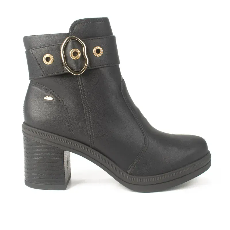 Bota Dakota de Cano Curto Preta 35
