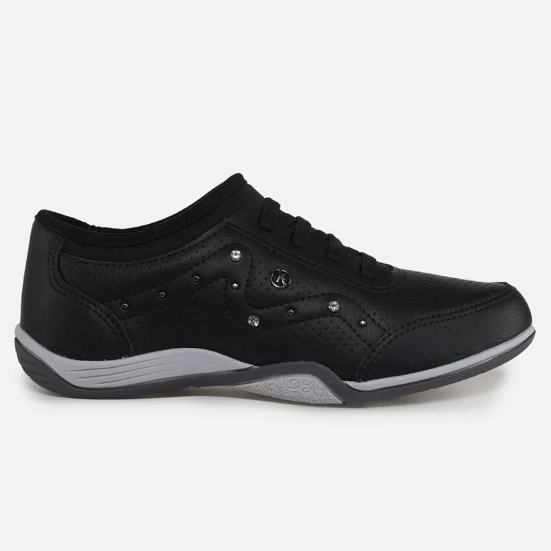 Tênis Casual Kolosh Feminino Preto PRETO - 35