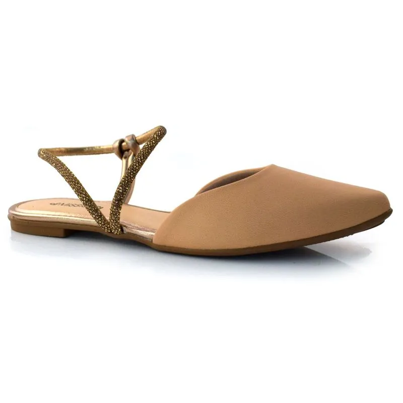 Sapatilha Feminina Mississipi Bege MI762 34
