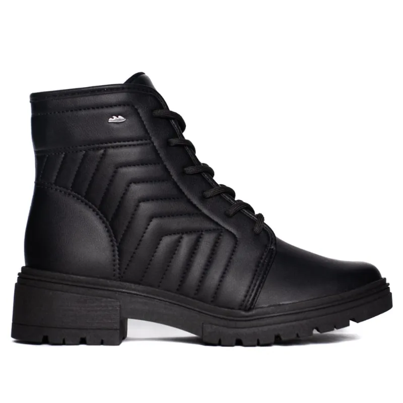 Bota Coturno Feminina Dakota com Costuras Preto - 38