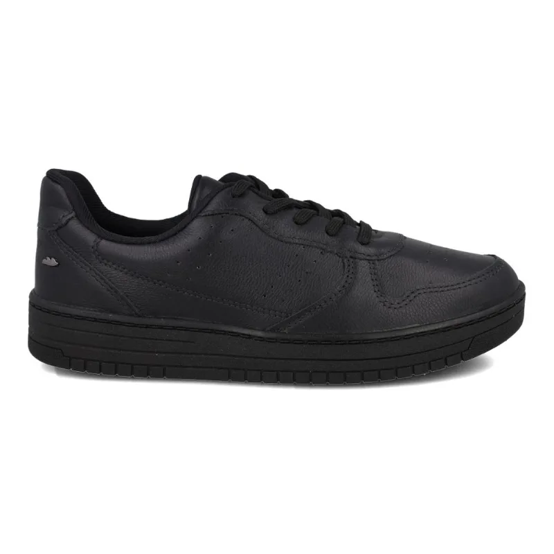 Tênis Casual Feminino Couro Preto Dakota 33