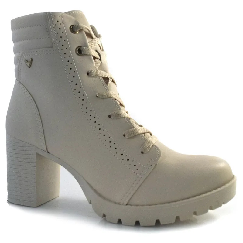 Coturno com Salto Bloco Feminino Mississipi Creme MI872 37