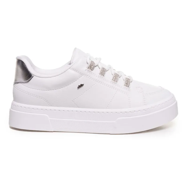 Tênis Casual Dakota Feminino Branco Strass 39