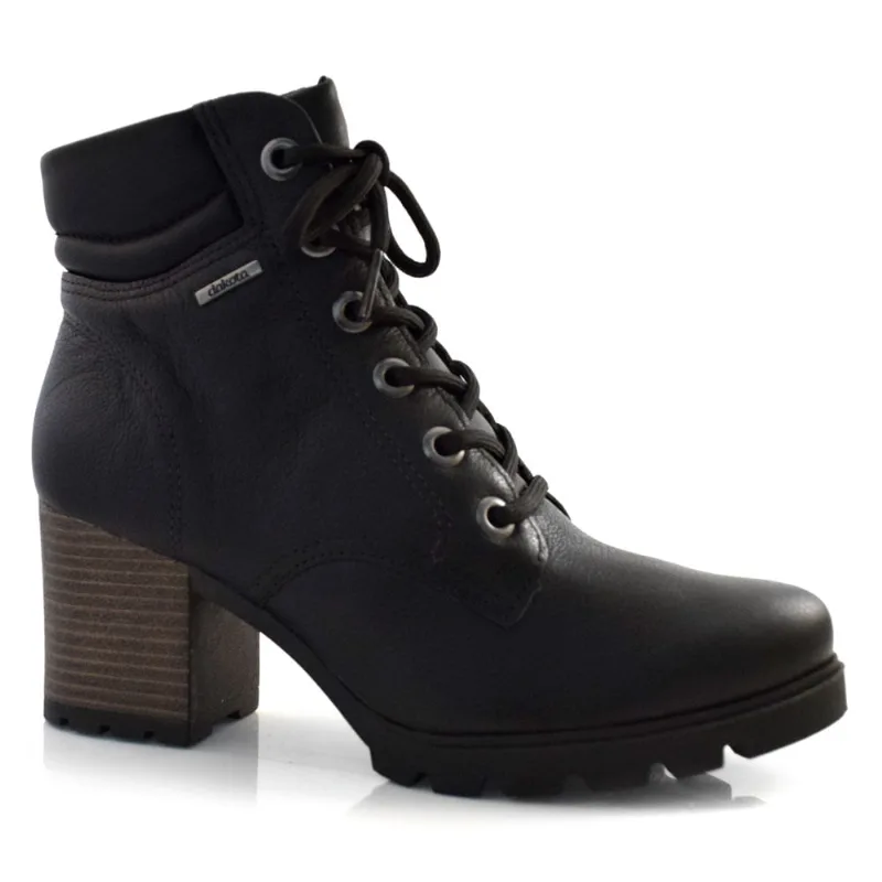 Coturno de Couro Feminino Dakota Preto G9791 36