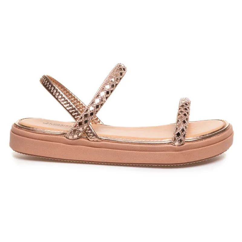 Sandália Papete Rose Mississipi Flat Feminina Rose - 34