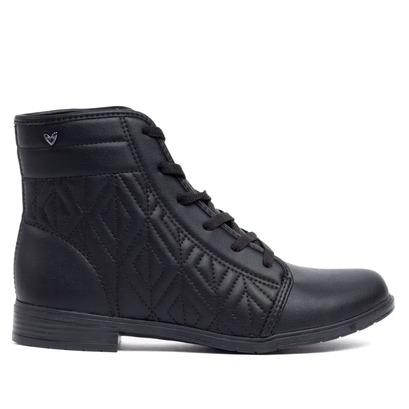 Coturno Feminino Mississipi Matelassê Preto - 35