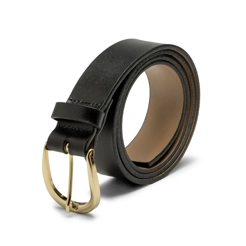 Cinto Dakota de Couro Preto 95