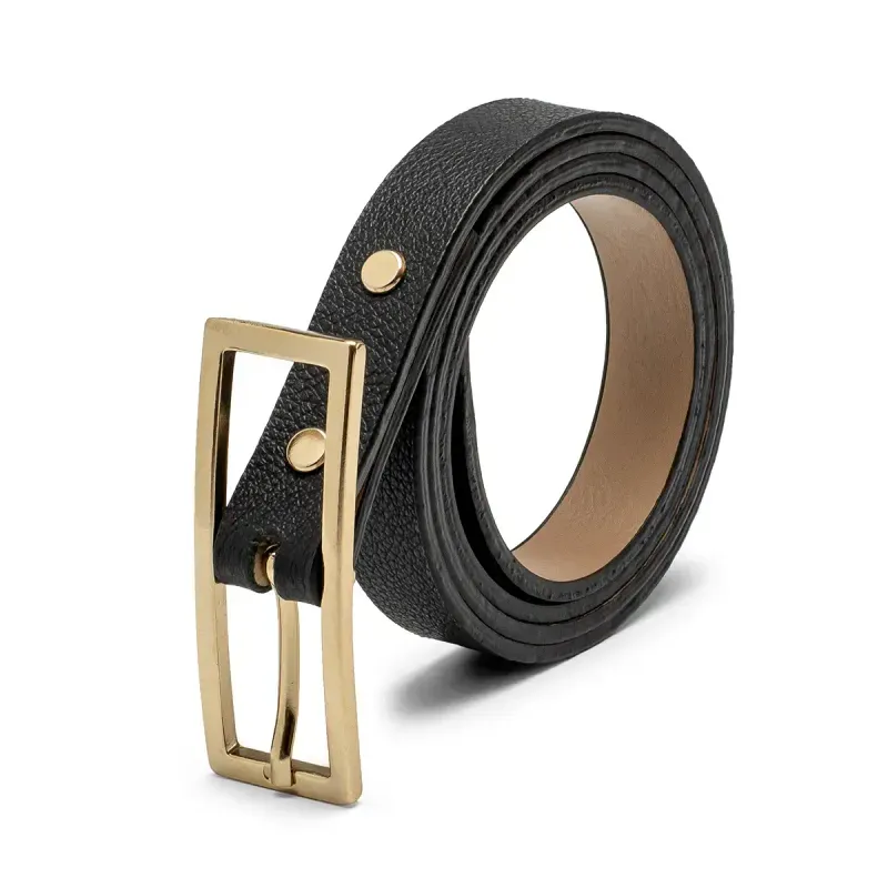Cinto Dakota de Couro Preto 85