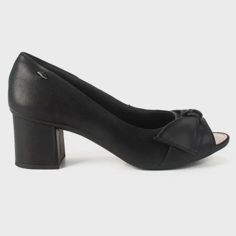 Sapato Feminino Peep Toe Preto Dakota DA041-0010