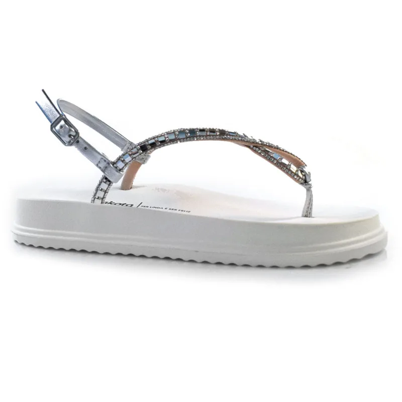 Sandália Flat Feminina Dakota Off White Y6241 37