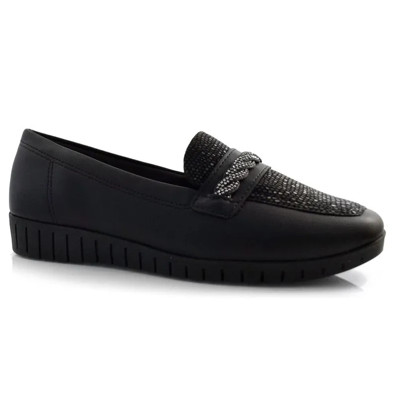 Mocassim Feminino Campesí Preto L9167 34