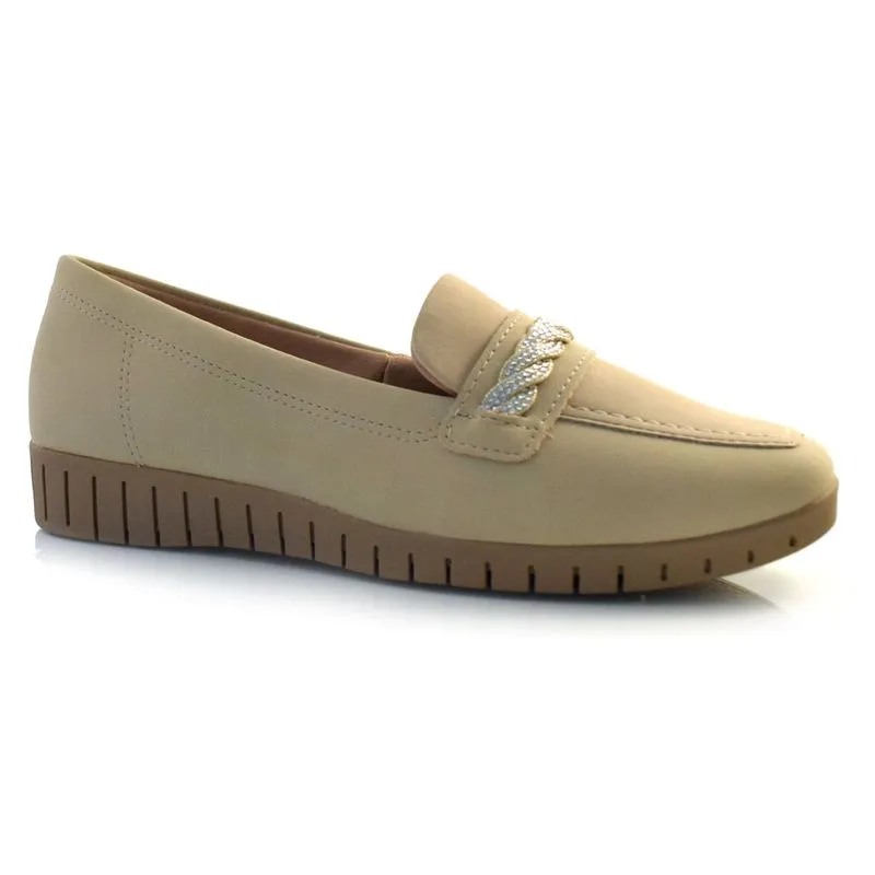 Mocassim Feminino Campesí Bege L9167 40