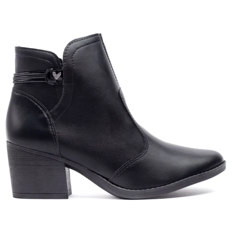 Bota Feminina Mississipi de Cano Curto Preta - 36