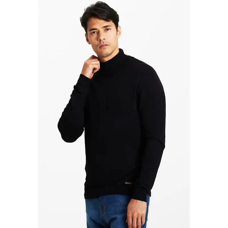 Tricot Masculina Gola Polo Wear Preto