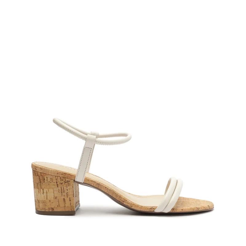 Gimenez Mid Deluxe Nappa Sandal 7.5 / Pearl / Deluxe Nappa