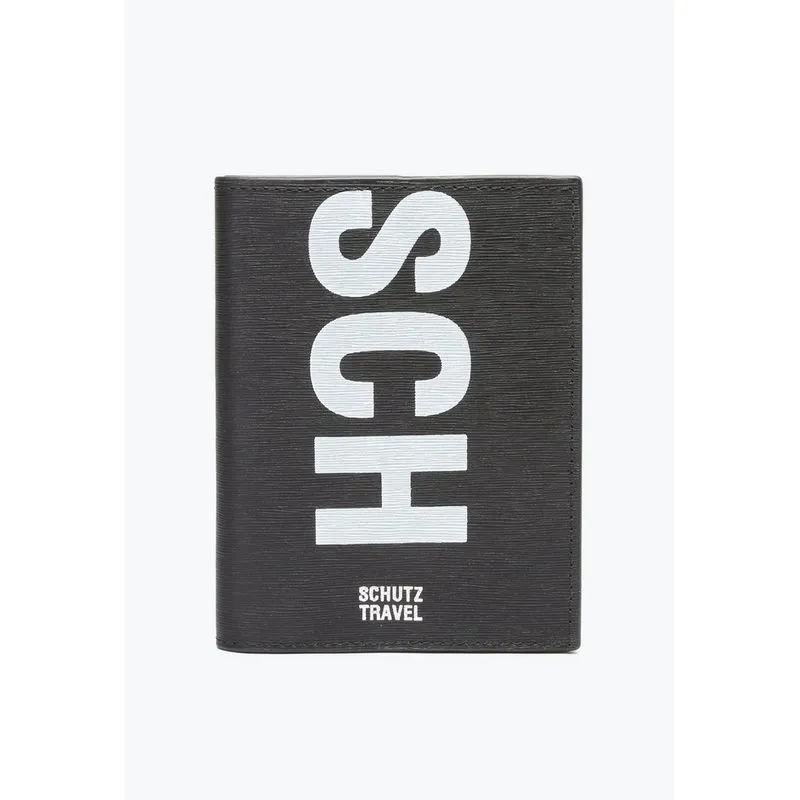 Porta passaporte schutz logo preto U S 46058 0141 0012 schutz