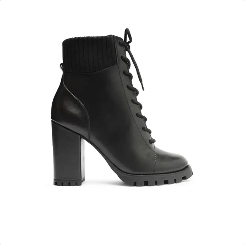 Bota Coturno Arezzo Salto Alto Tratorada Feminina 37 / Preto