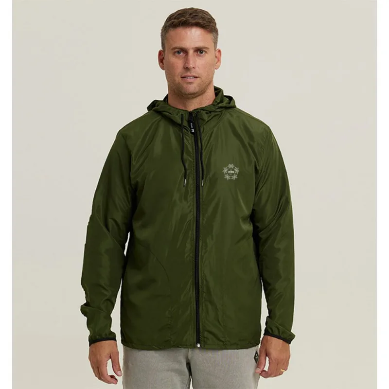 Jaqueta Corta Vento Masculino Impermeável WSS Bali M / Verde