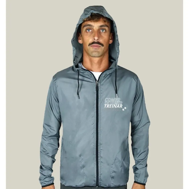 Jaqueta Corta Vento Academia Masculina Wss Gym Rotina