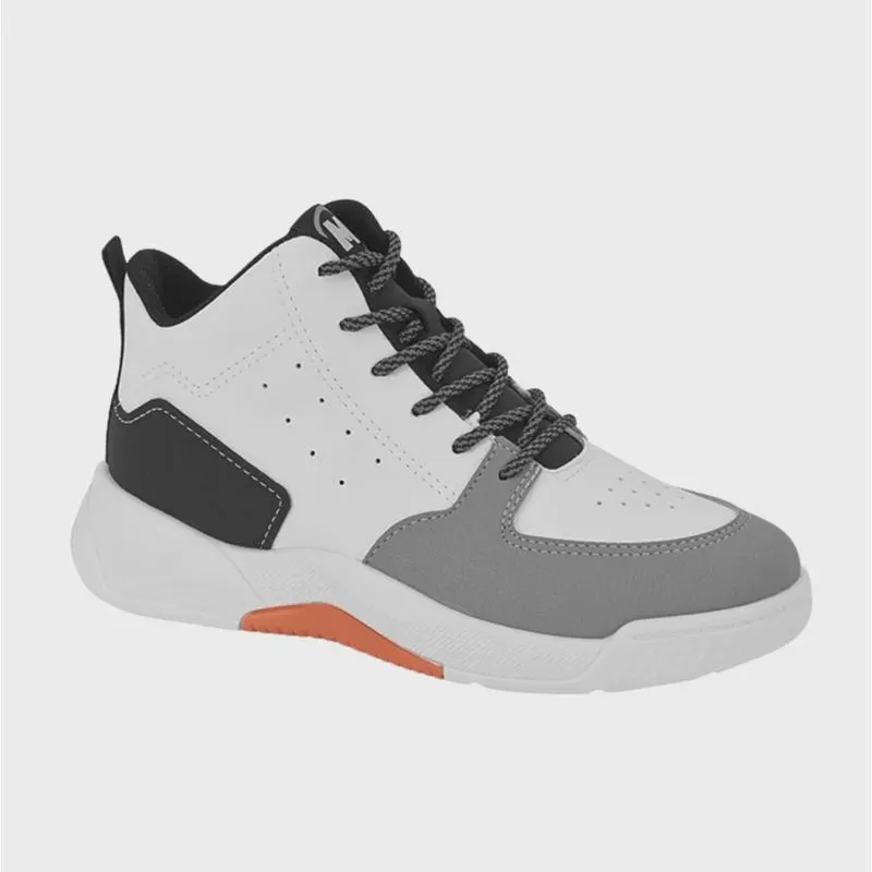 Molekinho Tenis Cano Medio Napa Floter Branco