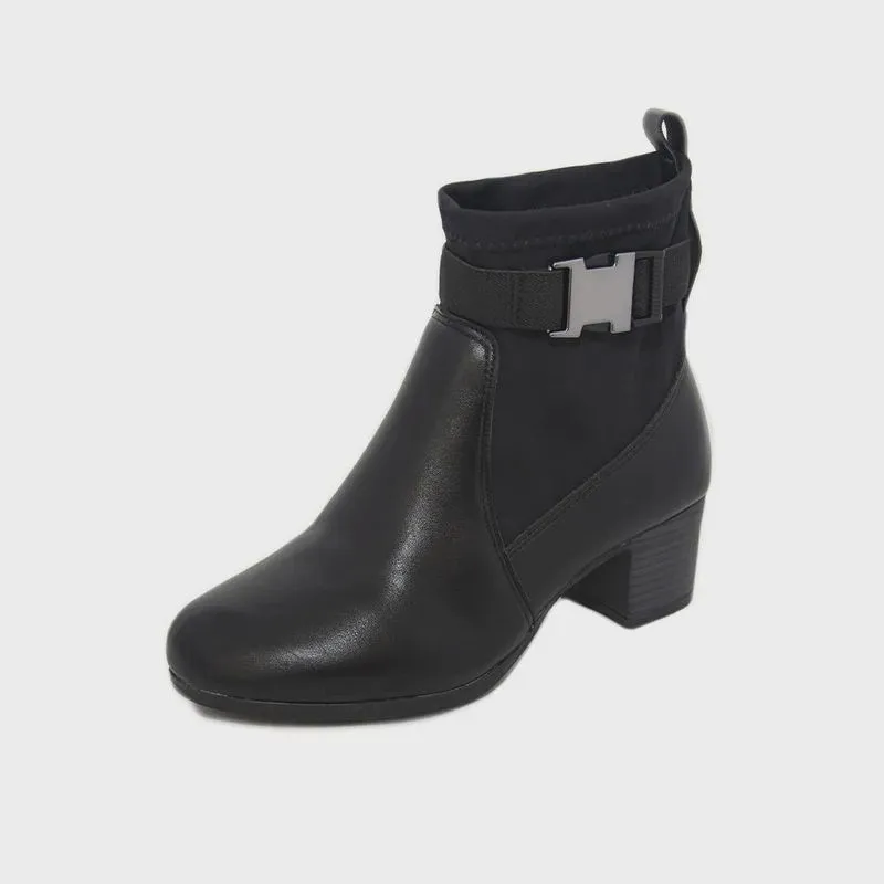 Bota Feminina Modare Cano Baixo lycra-napa