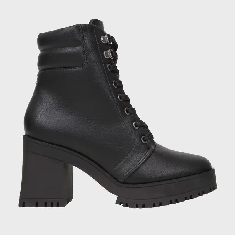 Bota Coturno Vizzano Cano Médio Tratorado Meia Pata