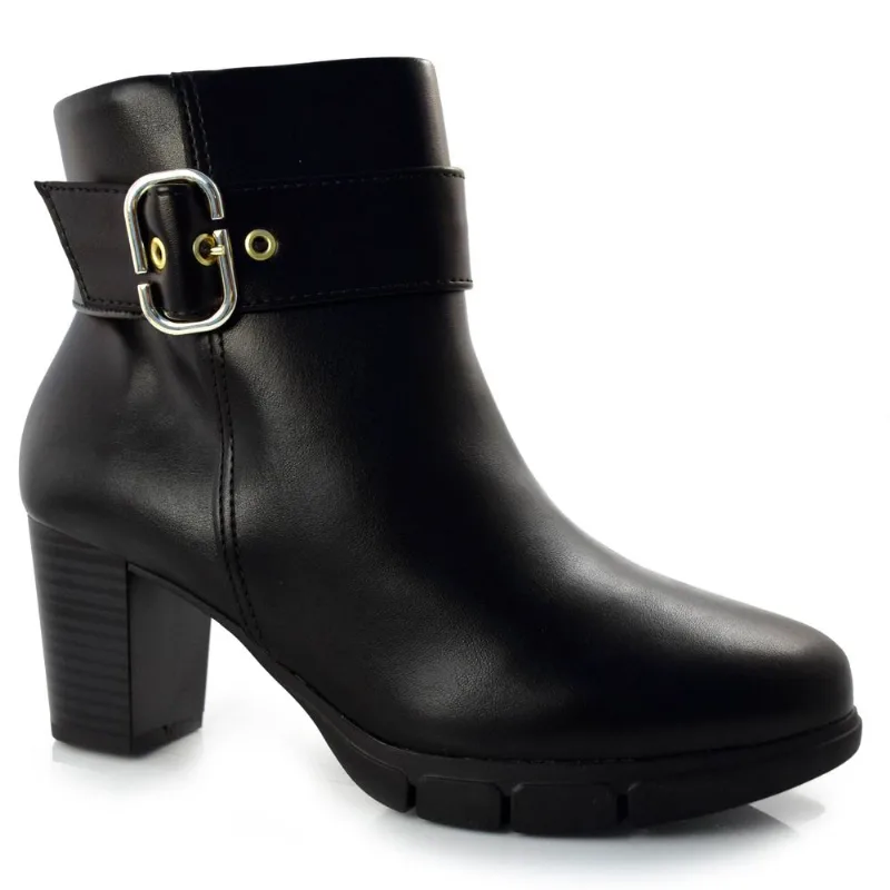 Ankle Boots Feminino Modare Preto 7080.202.20081 36