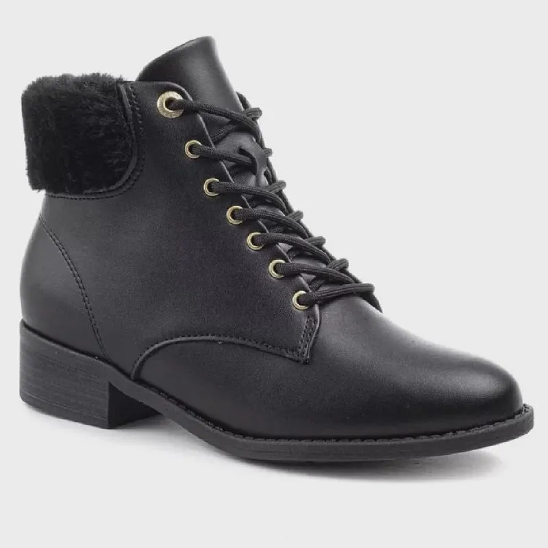 Bota Coturno Feminina Modare forrada Pelo 7057.223