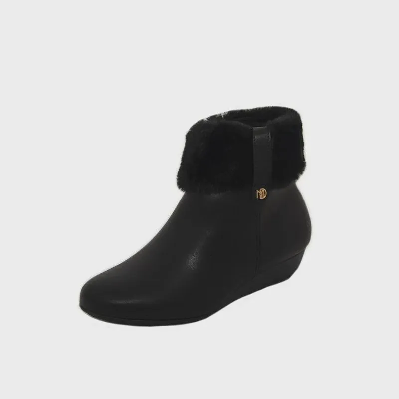Bota Feminina Modare Cano Baixo napa-pelo