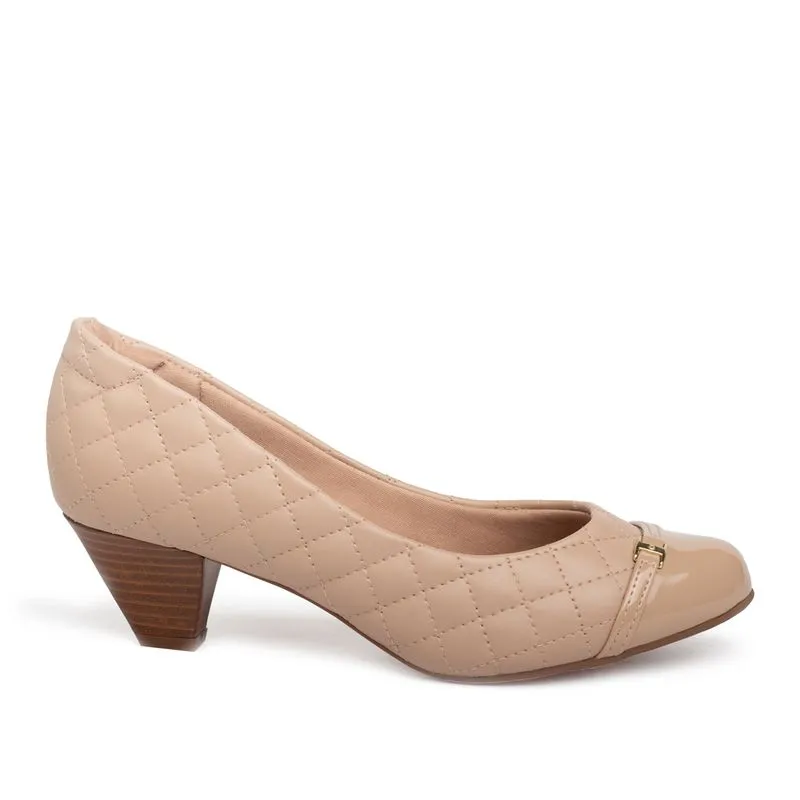Sapato Feminino Modare Napa Pele Strech Bege - 38
