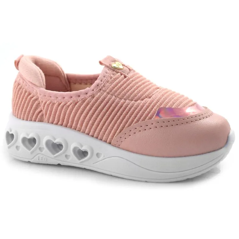 Tênis Infantil Molekinha com LED do 20 ao 25 Rosa 2720.109.25727 26