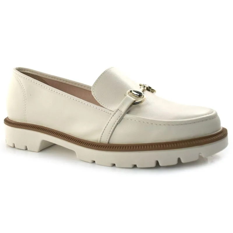Mocassim Feminino Beira Rio Off White 4283.204.9569 39