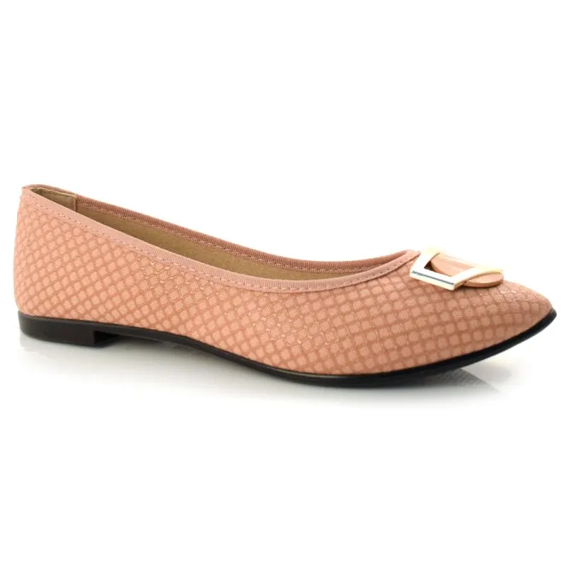 Sapatilha Feminina de Bico Fino Moleca Creme 5727.116.25659 38
