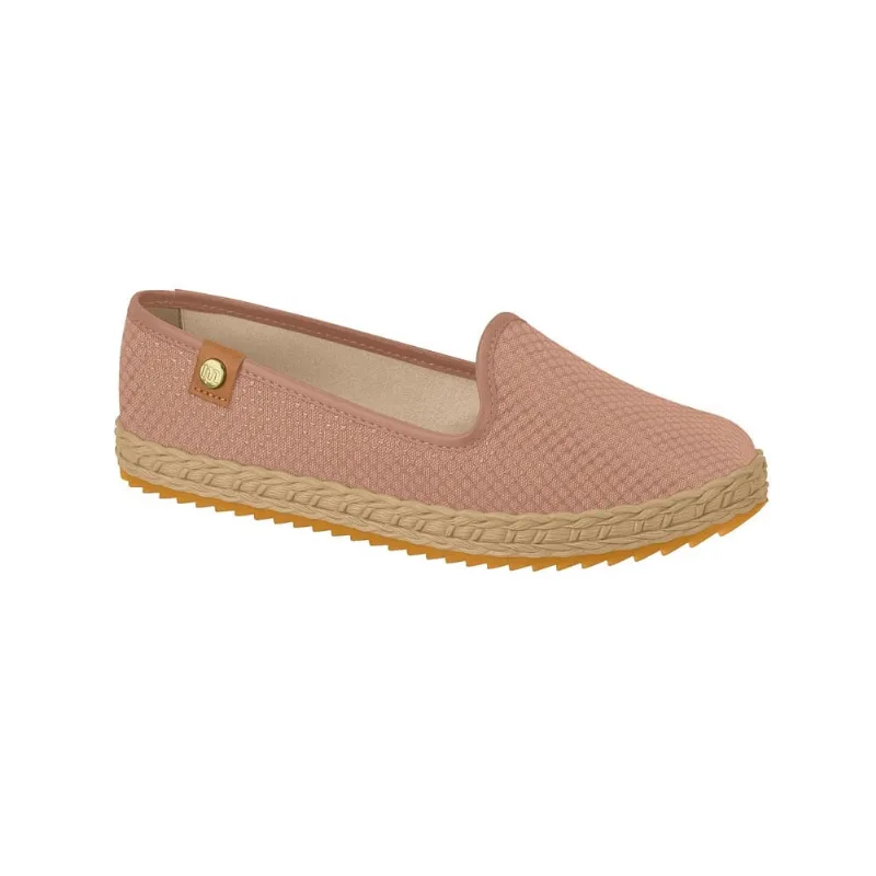 Sapatilha Moleca Feminina Lona Losango Nude 5696.304 33 / Bege