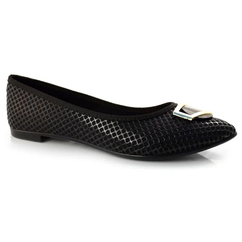 Sapatilha Feminina de Bico Fino Moleca Preto 5727.116.25659 39