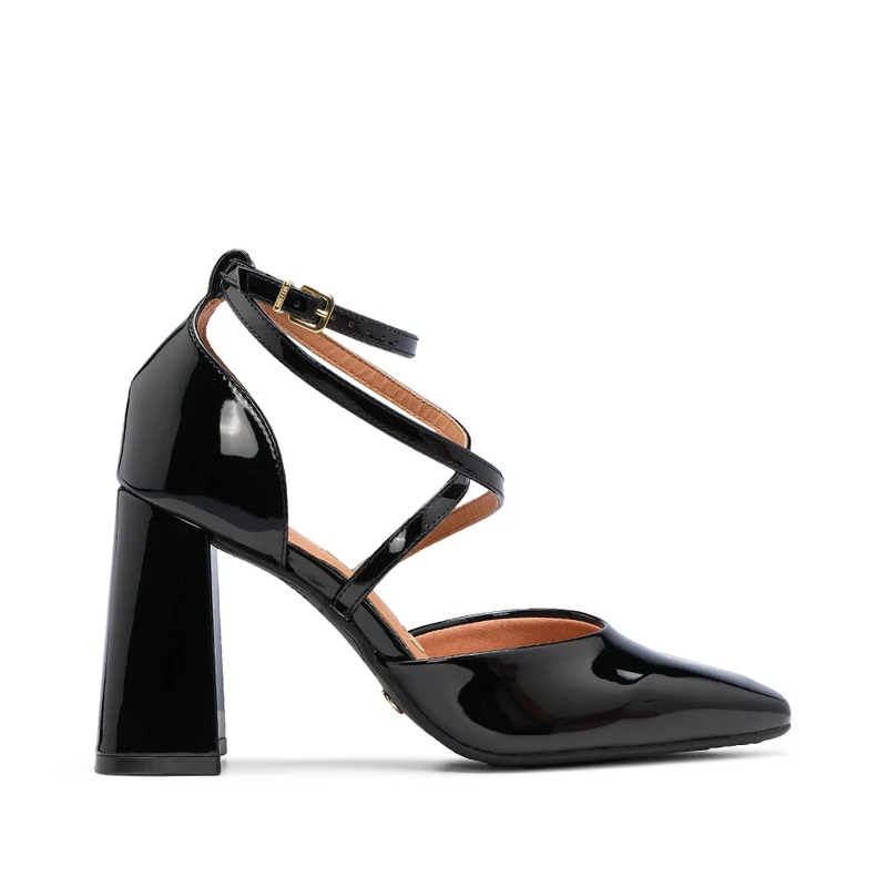 Sapato Salto Alto Mulher Verniz Preto 39