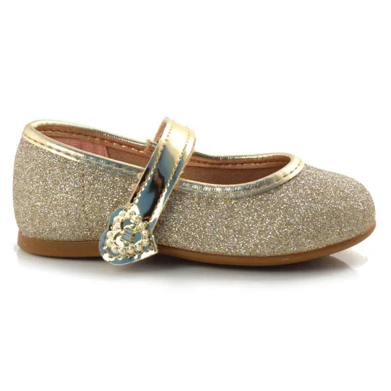 Sapato Boneca Infantil Molekinha do 19 ao 25 Dourado 2106.1042.13410 19