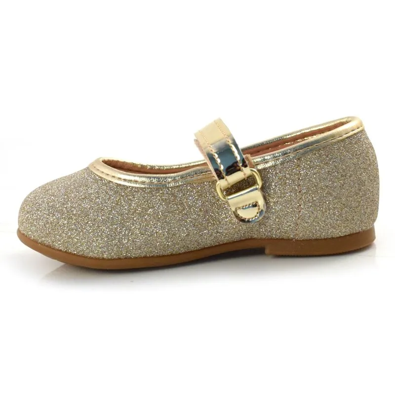 Sapato Boneca Infantil Molekinha do 19 ao 25 Dourado 2106.1042.13410 25