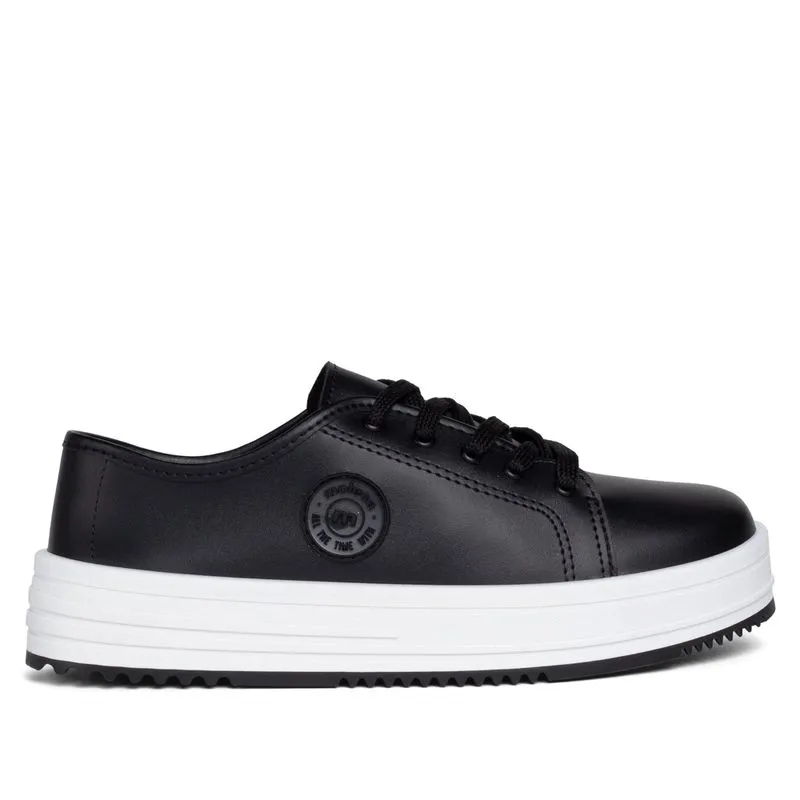 Tênis Feminino Moleca Flatform Preto - 36