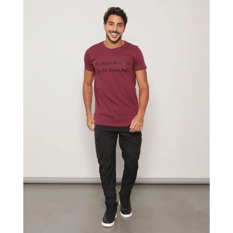 Calça Masculina Jogger Bolso Cargo Preta P