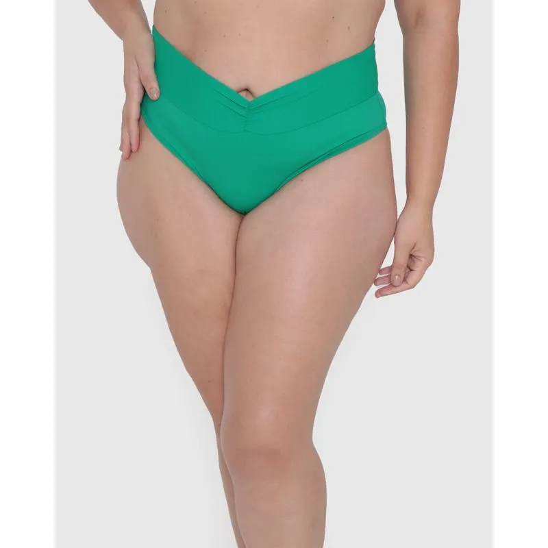 Biquíni Calcinha Avulsa Plus Size Verde 52