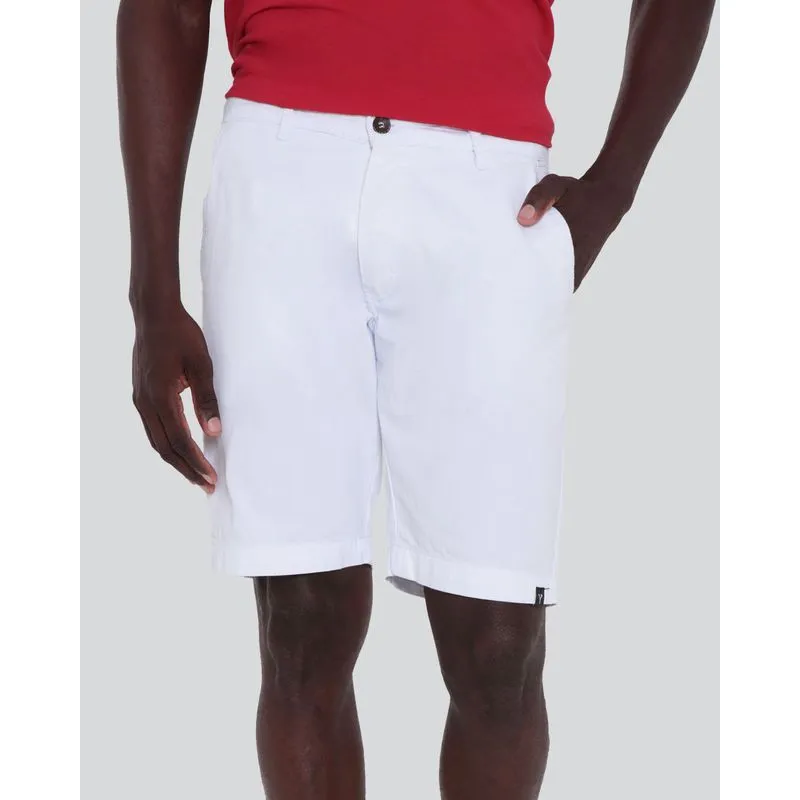 Bermuda Sarja Masculina Branca 40