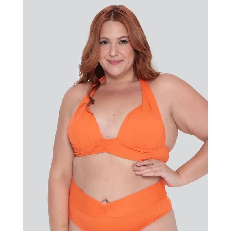 Biquíni Plus Size Top Bojo Laranja 48
