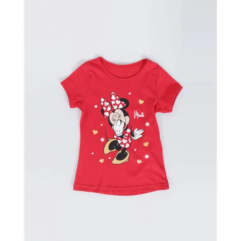 Blusa Bebê Estampa Minnie Mouse Vermelha 1